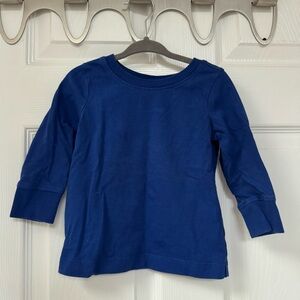 👕 Hanna Andersson Blue Long Sleeve Tee